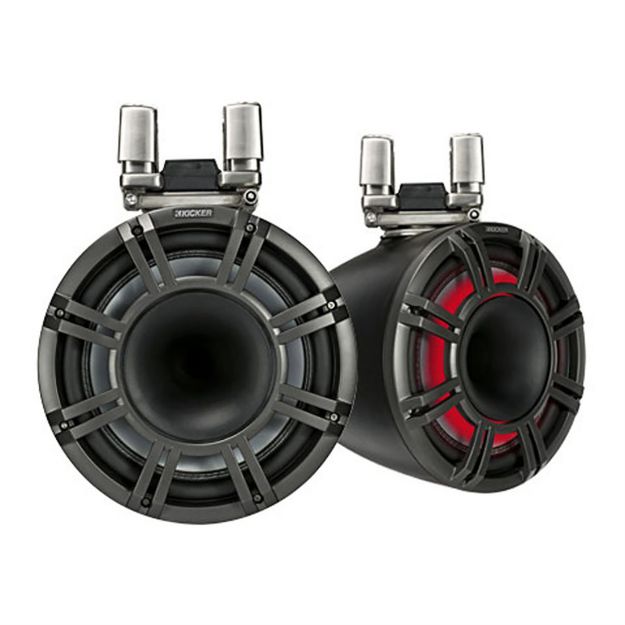 Picture of KICKER 11" 4-ohm Horn-Loaded Tower System, Pair (charcoal)