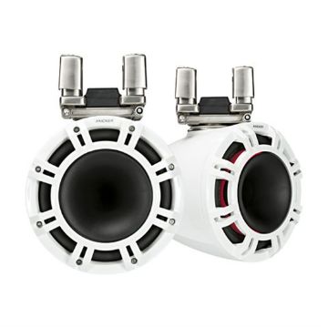 Picture of KICKER KMTC94W 9" 4-ohm Horn- Loaded Tower System, Pair (whi