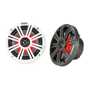 Picture of KICKER KM654L 6.5" 4-ohm Marine Coaxial Speakers with 3/4" Tweeter
