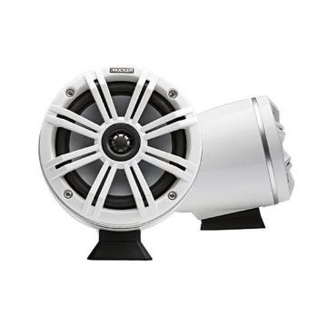 Picture of KICKER KMFC65 6.5" 4-ohm Tower Loaded Marine Flat Surface Mount Cans White