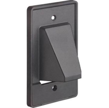 Picture of Arlington SINGLE GANG SCOOP REMOVABLE PLATE (black)