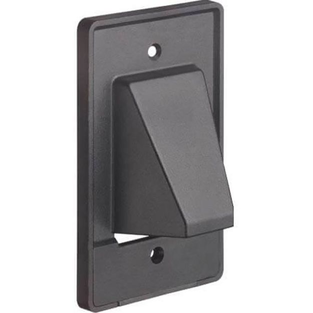 Picture of Arlington SINGLE GANG SCOOP REMOVABLE PLATE (black)