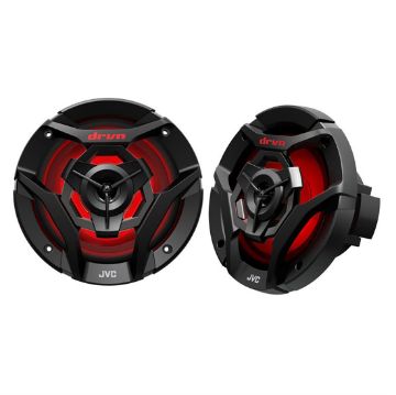 Picture of JVC 6.5" Marine 2-Way Coaxial 4-Ohm 260W LED Illumination Speakers (black) (pair)