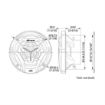 Picture of JVC 6.5" Marine 2-Way Coaxial 4-Ohm 260W LED Illumination Speakers (black) (pair)