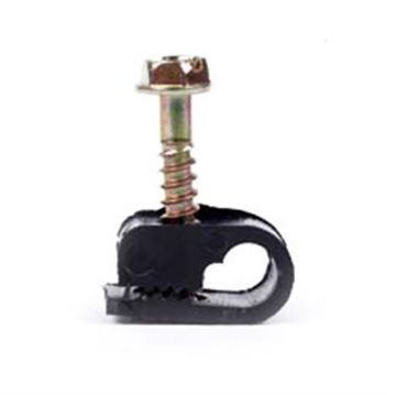 Picture of ASKA Single RG6 Screw-In Cable Clips (black)
