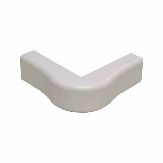 Picture of Quest 1" Outside Corner WireHider Accessory (white, pair)
