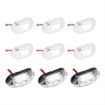 Picture of Metra Marine Accent 9 Light Kit - White LED, - Plastic Bezel