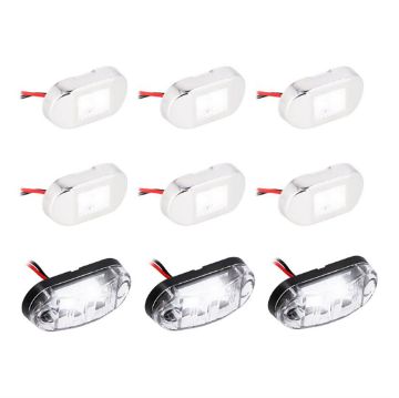 Picture of Metra Marine Accent 9 Light Kit - White LED, - Plastic Bezel