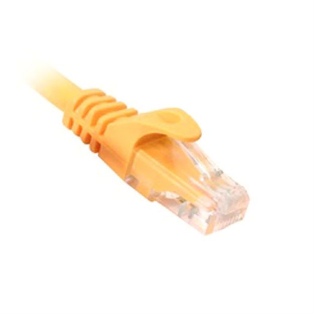 Picture of Quest 10' Cat 5e Snagless/Molded Patch Cord (yellow)