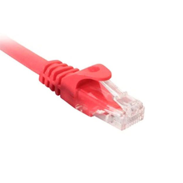 Picture of Quest 1' Cat 6 Patch Cable Booted (red)