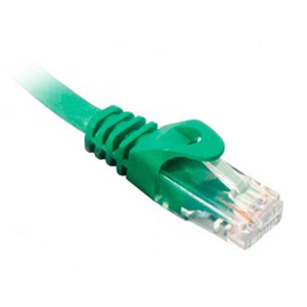 Picture of Quest 1' Cat 6 Patch Cable Booted (green)