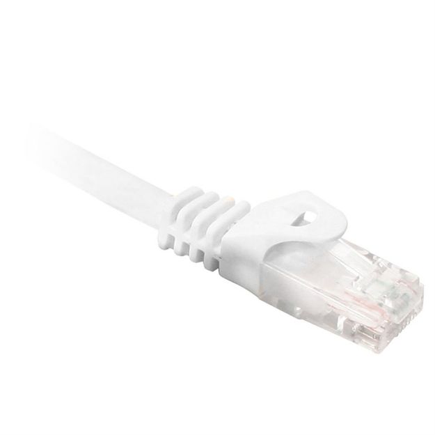 Picture of Quest 6" Cat 6 Patch Cable Booted (white)
