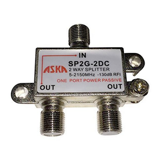 Picture of ASKA 2-Way 1 Port Power Passive Splitter 5-2150MHz