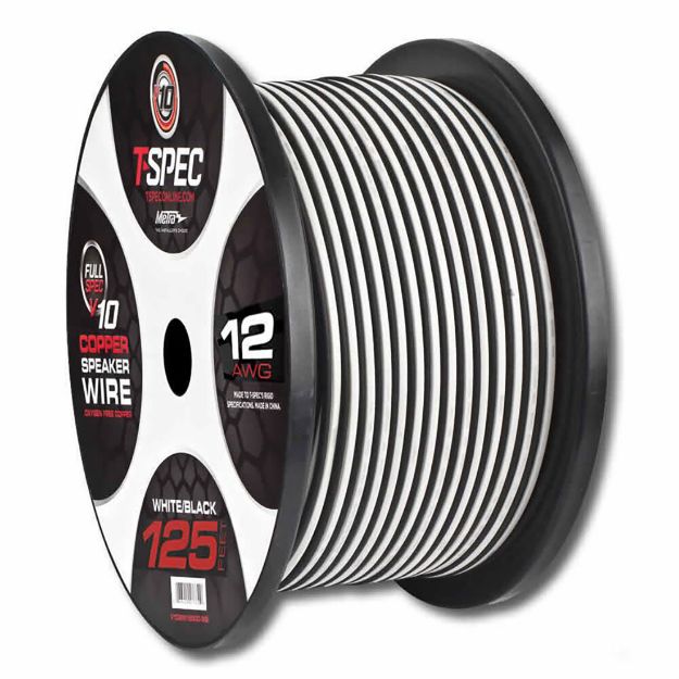 Picture of T-Spec v10 12 ga Speaker Wire 125' Spool (w/b)