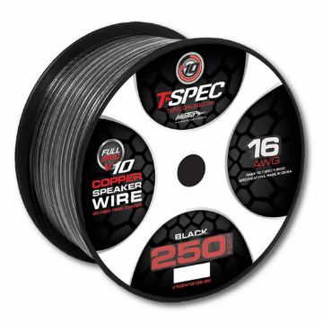 Picture of T-Spec v10 16 ga Speaker Wire 250' Spool (black)