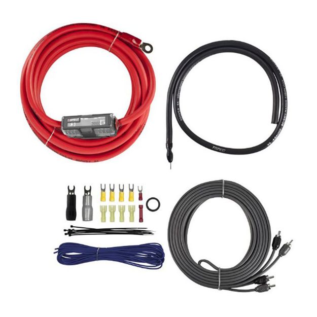 Picture of T-Spec v8 1,500W 4 ga Amplifier Kit with RCA