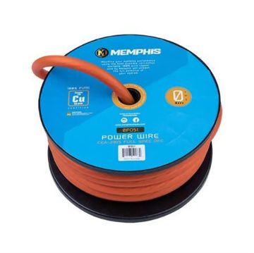 Picture of Memphis Audio 0 AWG Power Wire Orange 51 Ft. Spool