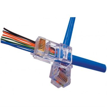 Picture of Platinum Tools EZ-RJ45 Cat 5e Connectors (500 pk)
