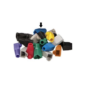 Picture of Platinum RJ45 Boot 5.5mm Blue Pkg 100pc