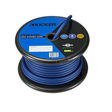 Picture of KICKER Power Wire, Spool, Blue, 4ga, 100ft; RoHS Compliant