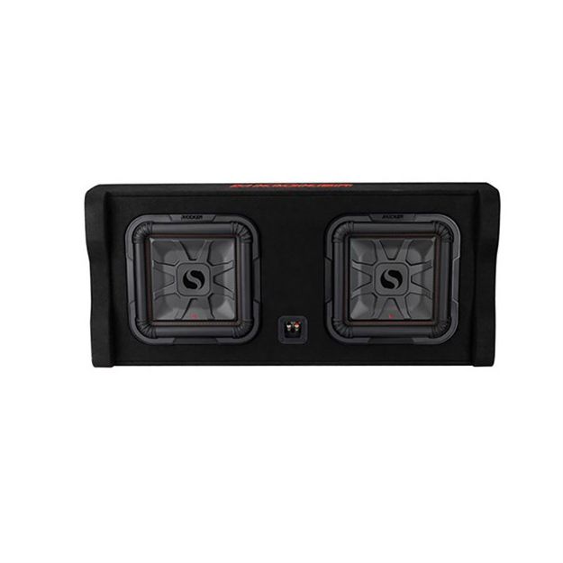 Picture of KICKER 12" Thin L7 Down Firing Subwoofer Enclosure, 2-Ohm