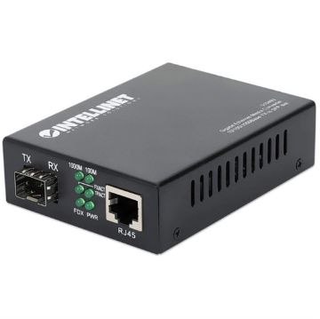 Picture of Intellinet Gigabit Ethernet to SFP Media Converter