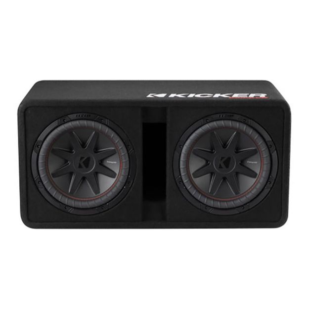 Picture of KICKER 12” Dual Subwoofers in Vented Enclosure, 2-ohm