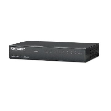 Picture of Intellinet 8 Port Desktop Gigabit Ethernet Switch, Metal