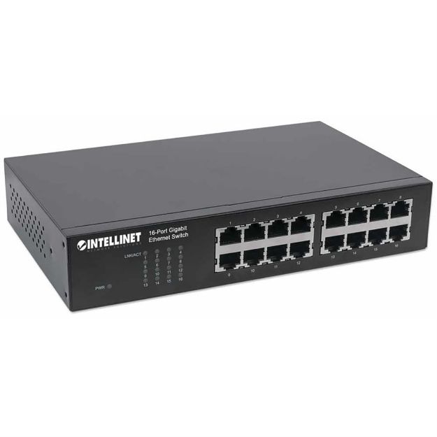 Picture of Intellinet 16 Port Gigabit Ethernet Switch