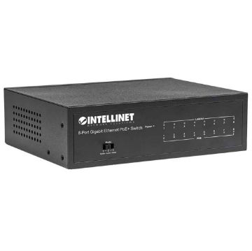 Picture of Intellinet 8 Port Gigabit Ethernet POE+ Switch