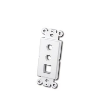 Picture of Vanco Decor Styles Multi-Media Wall Plates with Hex Homes (White)