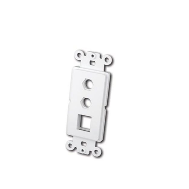 Picture of Vanco Decor Styles Multi-Media Wall Plates with Hex Homes (White)
