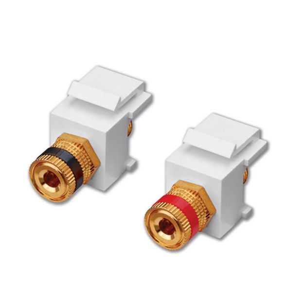 Picture of Vanco Binding Post Keystone Inserts (white)red & plack(pair)