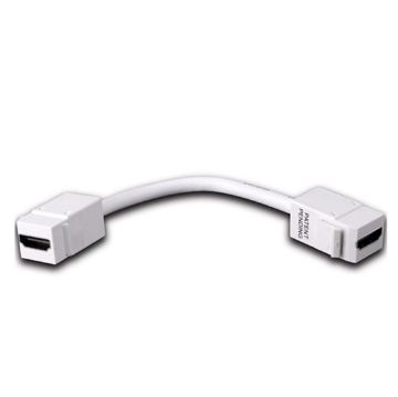 Picture of Vanco HDMI Keystone Insert with Pigtail- HDMI F to HDMI F (W