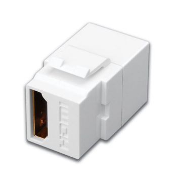 Picture of Vanco HDMI F to HDMI F Keystone Insert, White (retail package)