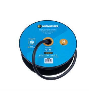Picture of Memphis Audio 8 AWG Power Wire Black 250 Ft. Spool