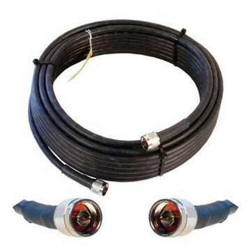 Picture of weBoost 50' Ultra Low Loss N-Male/N-Male Coax Cable (black)