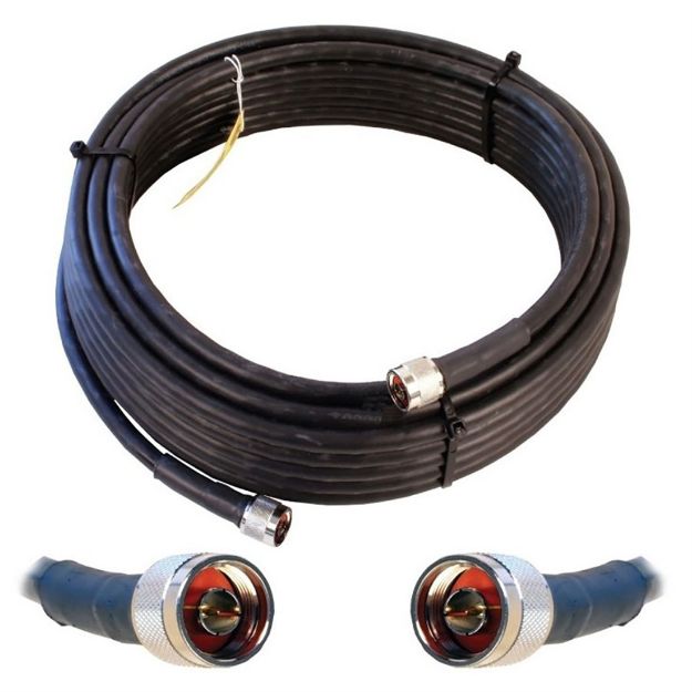 Picture of weBoost 60' Ultra Low-Loss N-Male/N-Male Coax Cable (black)