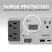 Picture of On-Q 6 Outlet Enclosure Surge Protector w/ USB A and C