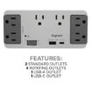 Picture of On-Q 6 Outlet Enclosure Surge Protector w/ USB A and C