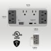 Picture of On-Q 6 Outlet Enclosure Surge Protector w/ USB A and C