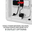 Picture of On-Q 6 Outlet Enclosure Surge Protector w/ USB A and C