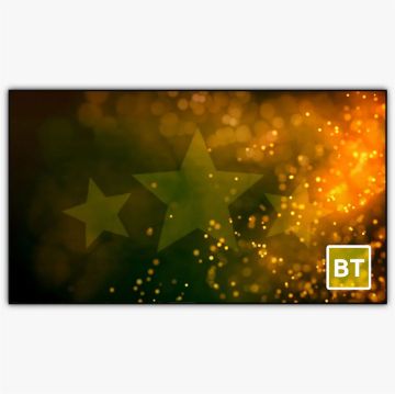Picture of Severtson 112” 16:9 Broadway Series Thin Bezel (White Perforated)