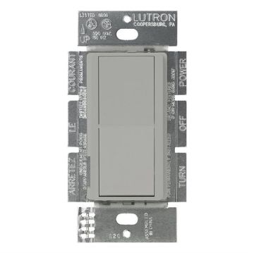 Picture of Lutron Claro Single Pole Switch (gray)