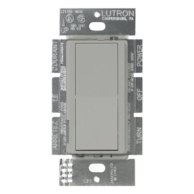 Picture of Lutron Claro Single Pole Switch (gray)