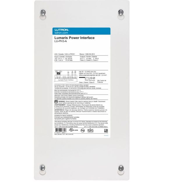 Picture of Lutron Lumaris Hard Wire Power Interface