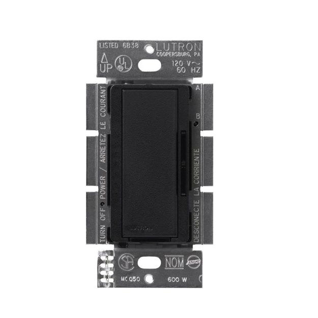 Picture of Lutron Maestro Multi-Location CFL/LED Dimmer (midnight)