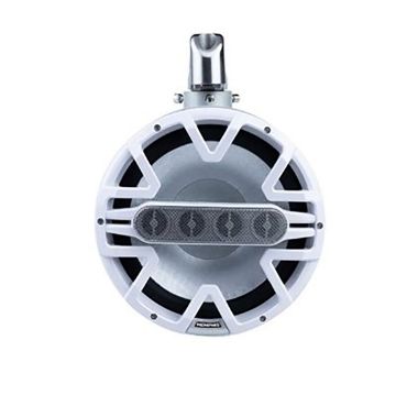 Picture of Memphis Audio 10" Tower Speakers w/2-Channel Marine Amplifier, Swivel, White - Pair
