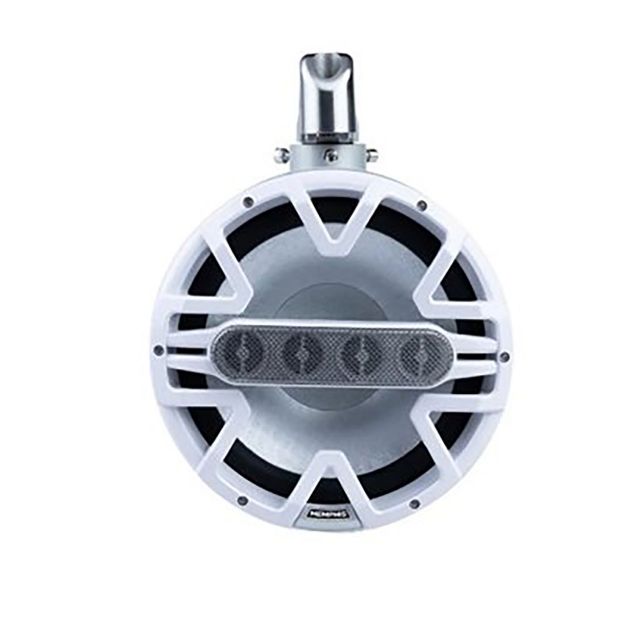 Picture of Memphis Audio 10" Tower Speakers w/2-Channel Marine Amplifier, Swivel, White - Pair