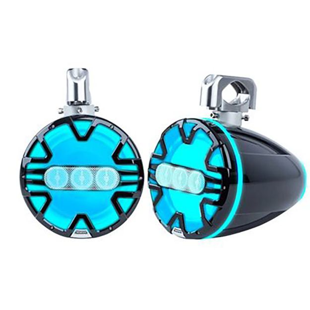 Picture of Memphis Audio 8" Tower Speakers w/Advanced Tower Array Construction, Swivel, Black - Pair